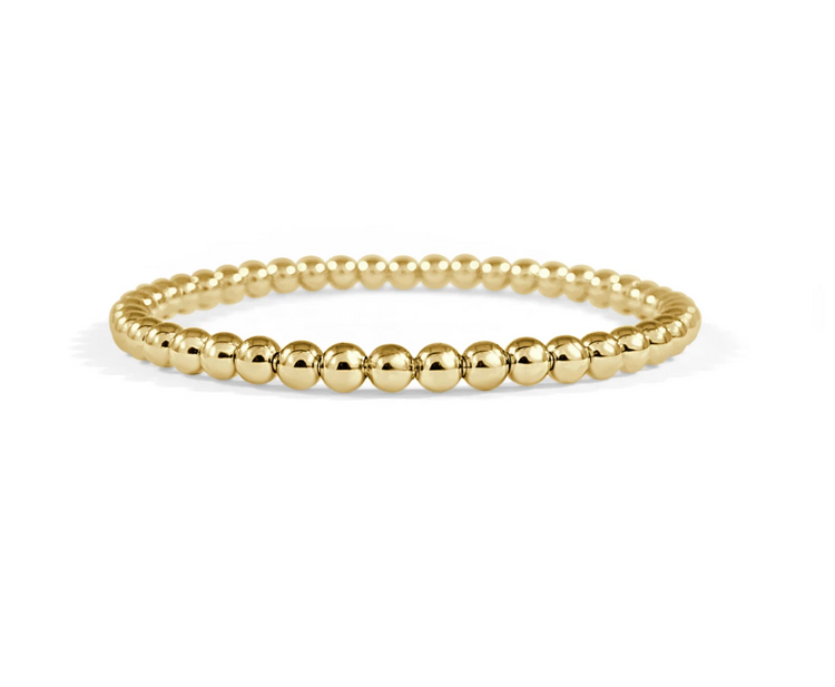 18k Gold Beaded Bracelet
